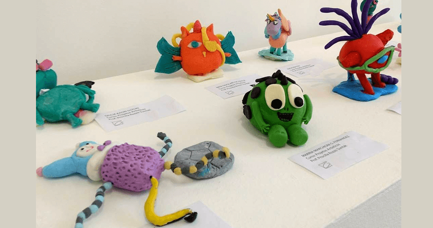 arte para crianças curso projetos artísticos esculturas modelagem