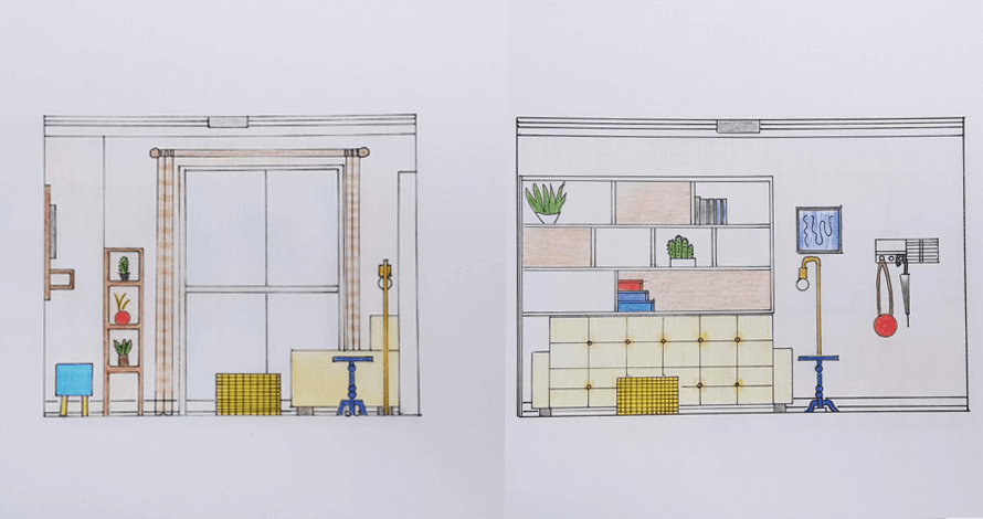 Trabalho da Aluna Fabiana Rizzi –  Decoração Projetos de Ambiente