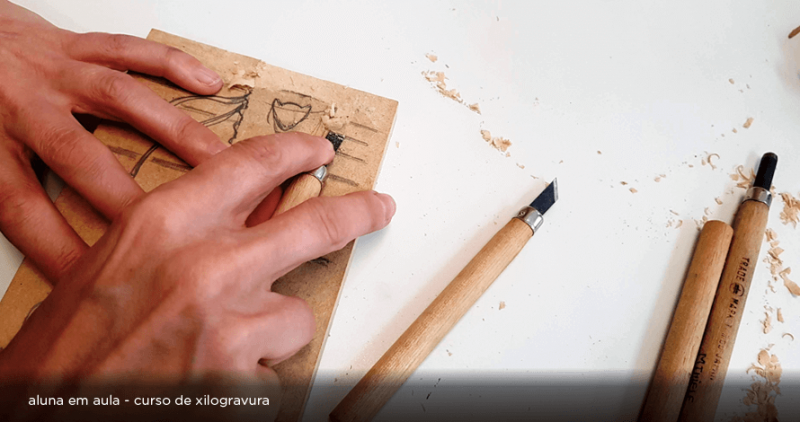 Xilogravura - Curso – Gare Escola de Artes Criativas e Design