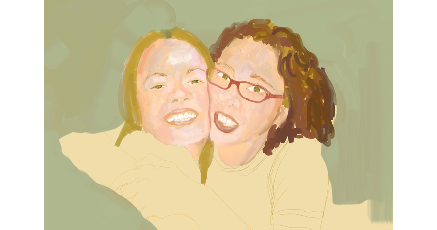 Pintura Digital – Mila irmãs