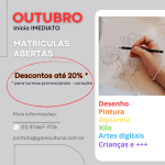 Cursos outubro matrículas